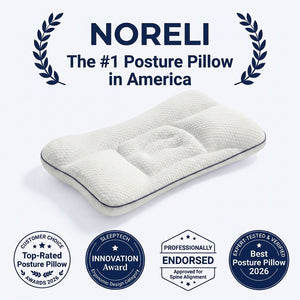 Noreli Posture Pillow for Kids — Supports Jaw Alignment to Prevent Buck Teeth